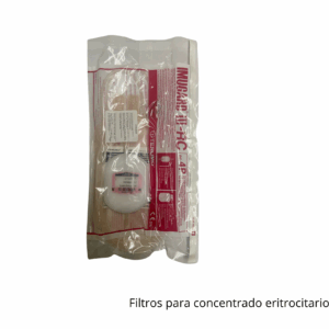 Filtro eritrocitario Terumo para transfusiones seguras