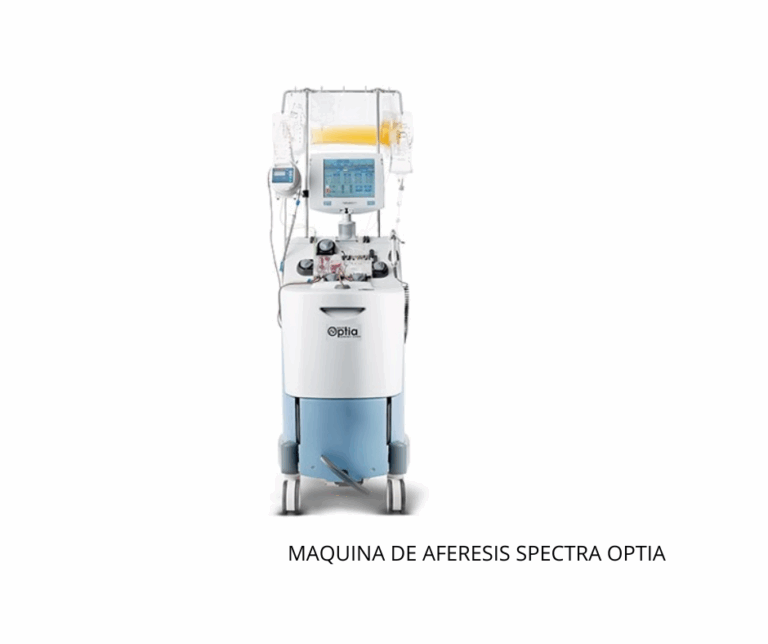 Spectra Optia: sistema de aféresis avanzado y seguro