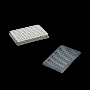 Placa para PCR SPL de 96 pocillos con pocillos blancos o transparentes